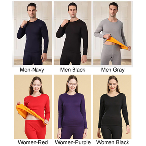 TONGYANG hommes femmes polaire épaissir ensemble de <span class=keywords><strong>sous</strong></span>-vêtements thermiques hiver Super doux à <span class=keywords><strong>manches</strong></span> <span class=keywords><strong>longues</strong></span> hauts et pantalons ensembles <span class=keywords><strong>chaud</strong></span> épais longs Johns - Product Image 6