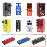 Pédale d'Effets Personnalisée OEM en Aluminium Multi-Effets Guitare Nux (Delay, Distortion, Overdrive, Chorus) avec True Bypass pour Basse et Guitare