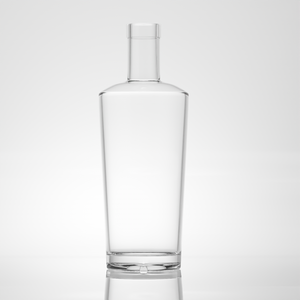 ขวดแก้วทรงกลมสำหรับบรรจุสุราแบบขายส่ง ขนาด 500 มล. 700 มล. ก้นหนา โปร่งใส พร้อมจุกไม้ก๊อก สำหรับใส่เหล้าจิน วิสกี้ วอดก้า - Product Image 2
