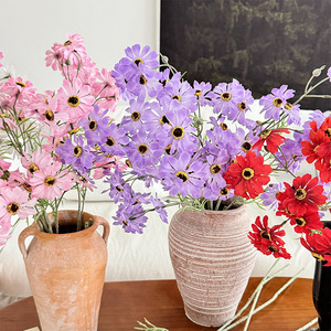การจัดดอกเดซี่ประดิษฐ์ ผ้าไหมคุณภาพสูง สไตล์ชนบท ตกแต่งบ้าน - Product Image 4