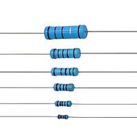 Resistencia Axial de Película Metálica RXNE MF, Precisión 1%, Bajo Ruido, Anillo de Cinco Colores, 10R-1M, 1/8W-3W, -55C~+155C