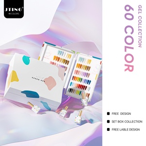 JTING – Kit de vernis à ongles gel UV/LED, collection été 60 couleurs très prisée, flacon de 15 ml, livre de couleurs offert - Product Image 5