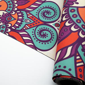 Nouveau design écologique 100% Polyester avec tissu en daim microsuède imprimé Pilates <span class=keywords><strong>Tpe</strong></span> gymnastique daim personnalisé pour tapis de Yoga - Product Image 1
