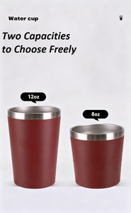 แก้วกาแฟสแตนเลสขนาด 12 ออนซ์ แก้วน้ำเก็บความร้อนและเย็น - Product Image 4