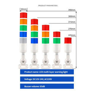 Torre de Señalización LED Multicapa Giratoria Impermeable con Sirena y Luz de Advertencia para Máquina CNC, 180 Grados, OEM, Venta al por Mayor - Product Image 5