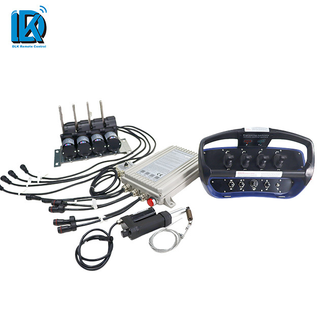 Semi-Model 4 Ways Wireless Hydraulic Crane Remote Control, Premium Blue Industrial Radio r Kit Competitive Factory Price