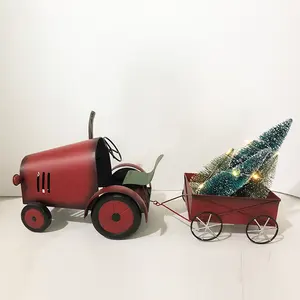 工場カスタムクリスマスツリーの装飾品バストレイン車の形をした装飾用の安物の宝石ペンダントギフト