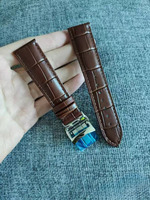 Bracelet de montre en cuir véritable haut de gamme pour hommes matures, luxe haut de gamme, qualité supérieure, design interchangeable
