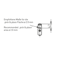 Connecteur de câblage rapide BJB 46.131.2001-0 MiniFlex 1 pôle pour bornier SMD sur circuit imprimé pour éclairage LED