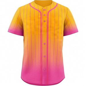 Innovative Sublimation Custom Youth Sports Blank Plain Men <b>Baseball</b> Jerseys - Product Image 3