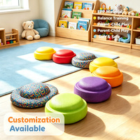 Piedras de Equilibrio Arcoíris con Logotipo Personalizado OEM, Juguete Sensorial Resistente para Entrenamiento, para Uso en Jardín de Niños, Preescolar y Educación Temprana