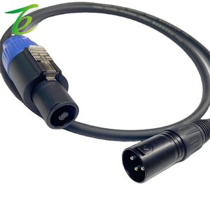 Cable de Extensión de Audio Speakon Revolution XLR Macho y Hembra, Profesional para DJ, PA, Conciertos, Cuatro Núcleos, Ohmios, Par, Línea <span class=keywords><strong>Kannon</strong></span> - Product Image 5