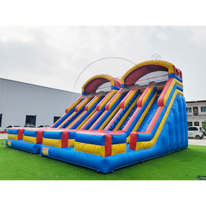 Party Rentals Jumping Castle Combo <b>Inflatable</b> <b>Bouncer</b> Commercial Double lane <b>Inflatable</b> Wet Dry Slide for Kids Adults - Product Image 1