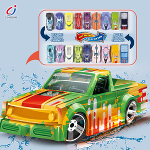 Station de lavage de <span class=keywords><strong>voitures</strong></span> multifonctionnelle Chengji Toys, <span class=keywords><strong>garage</strong></span> de stationnement pour <span class=keywords><strong>voitures</strong></span> de course, petite voiture en alliage, simulation de changement de couleur - Product Image 4