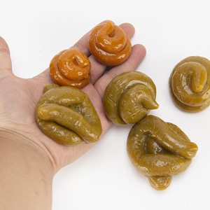 Jouet Farceur Caca Créatif, Simulation de Farting, en Silicone Souple Anti-Stress à Presser - Product Image 1