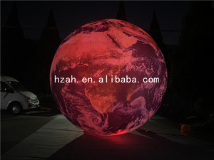 Decoración de eventos Globo de tierra inflable <span class=keywords><strong>gigante</strong></span> Globo mundial <span class=keywords><strong>Bola</strong></span> de planetas inflables con iluminación LED - Product Image 3