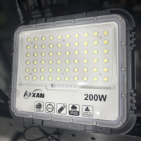 Aixuan Projecteur solaire d'extérieur 100w 200w 300w 400w Éclairage étanche Marine ABS Projecteur solaire à LED 300w
