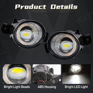 Phare antibrouillard Angel Eye pour <span class=keywords><strong>Nissan</strong></span> Altima Sylphy Bluebird Versa Urvan <span class=keywords><strong>Note</strong></span> X-Trail T30 Rogue T32 Fuga Y50 LED Daytime Running Lights - Product Image 5