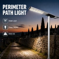 CRANE Lampe de balisage LED solaire multi-modules testée photométriquement 5400LM pour les vues sur la côte