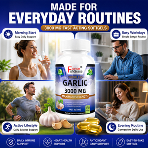 Fórmula Personalizada de Ajo, 150 Cápsulas Blandas, Fórmula Herbal para Apoyar la Salud del Corazón y la Inmunidad en Adultos, Suplemento de Ajo 3000 Mg - Product Image 4