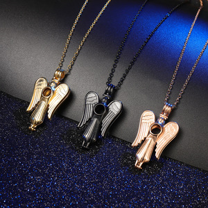 Collier DIY en acier inoxydable 316L ajouré, diffuseur d'huiles essentielles, pendentif cage à perles, chaîne en acier titane - Product Image 6