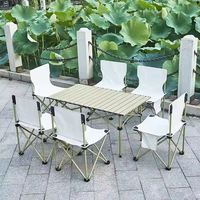 Table pliante portable en acier au carbone pour camping, pique-nique et barbecue, idéale pour l'extérieur - Vente en gros usine