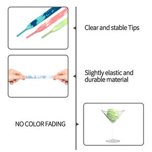 Cordones de Zapatos Personalizados con Estampado de Dibujos Animados, Cordones Planos de Colores a la Moda, Cordones para Zapatos Deportivos - Product Image 3