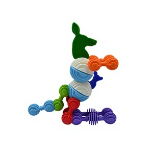 Figura de Canguro de Safari Animal Divertido, Juguete para Niños, PVC ABS, Miniatura Coleccionable, Regalo Educativo para Unisex - Product Image 1