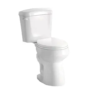 factory price mute beautiful white Ceramic S-Trap two piece Toilet for bathroom