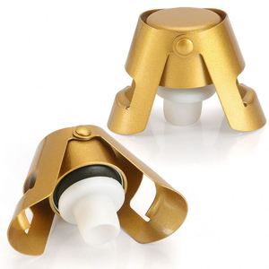 Custom Logo Stainless Steel Champagne <b>Bottle</b> Sparkling Wine Preservation Silicone Seal <b>Stopper</b> - Product Image 4