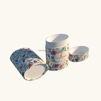 Boîte en papier ovale de luxe pour cosmétiques, tube personnalisé, matériaux recyclés biodégradables, emballage pour bâtonnets de parfum et déodorant, vente en gros OEM
