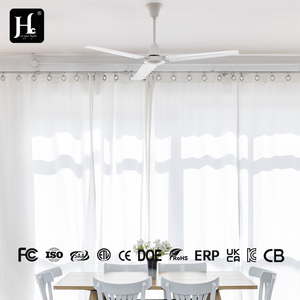 Distributeur en gros de ventilateurs - Ventilateur de plafond mécanique pliable blanc de 56 pouces, mini, pour extérieur, modèle 2019, fabriqué en Chine, 75 AC - Product Image 3