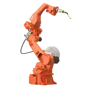 Robô solda industrial de alta precisão, 6 eixos 1410.5mm cnc, braço