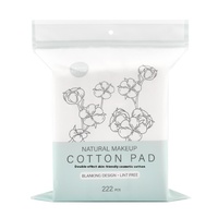 222 pièces commerce pur coton démaquillant tampons épaissi Double effet compresse humide coton Salon de beauté