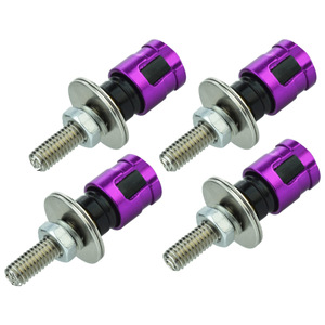 Aluminum License Plate Screws With Colorful Caps For Motorcycle Rear <b>Frame</b> Bolts Rust Proof Decorative Accessories - Product Image 3