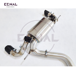 Système d'échappement sport à soupapes haute performance en acier inoxydable 304 à tube unique Ecnal pour BMW F20 <span class=keywords><strong>M135i</strong></span> <span class=keywords><strong>N55</strong></span> 3.0T 2013-2016 - Product Image 3