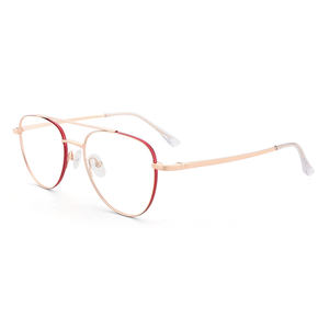 Gafas Ópticas de Titanio Puro de Alta Calidad con Doble Puente y Diseño de Aviador, Disponibles en Fábrica YC - Product Image 3