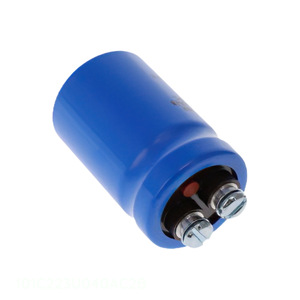 ตัวเก็บประจุแบบติดตั้งบนแชสซีรุ่นดั้งเดิม 22 mF CAP ALUM 40V POLAR 101C223U040AC2B - Product Image 1