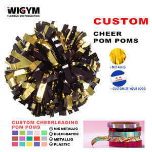 חם מוכר מותאם אישית <span class=keywords><strong>pom</strong></span> מפעל ידידותי לסביבה מעודדות אביזרים בצבעים מעורבים - Product Image 1