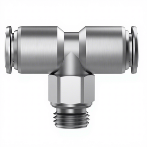 FESTOs NPQR-T-G18-Q8 8085693 รุ่นมาตรฐานแบบ T-type Tee รองรับการแยกแหล่งลมอันเดียวออกเป็นสองทางออก - Product Image 2