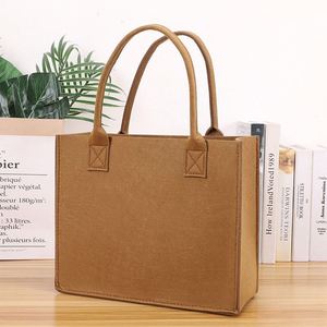 Vente en gros Sac fourre-tout avec logo personnalisé pour femmes Sac de rangement en feutre réutilisable - Product Image 1