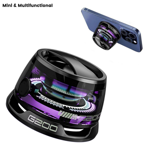 Altavoz Bluetooth Magnético G200: Tu Compañero <span class=keywords><strong>de</strong></span> Audio Portátil para Exteriores con Sonido Premium e Iluminación RGB Vibrante - Product Image 1