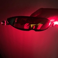 Lunettes LED Laser Rouge Rechargeables pour DJ, Spectacles Scéniques, Soirées en Boîte de Nuit, Bars, Raves, Fêtes, Cosplay – Personnalisables