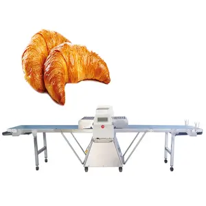 Fully Automatic Croissant Ring Shaping Molding Baking Complete Production Line French Pit Loaf Bread Making Line