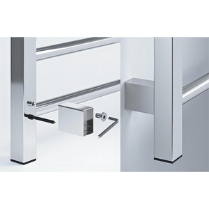 Sèche-serviettes électrique en acier à faible teneur en carbone chromé avec barre chauffante - Product Image 3