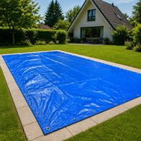 Bâche PE bleu clair de qualité supérieure pour piscine et bâches et toiles en plastique – Vente chaude