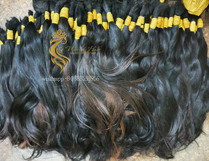 ผมบริสุทธิ์จาก100% ผมจริงสีดำธรรมชาติไม่ผ่านกระบวนการผมมนุษย์ชาวเวียดนามผมต่อผมธรรมชาติ - Product Image 5