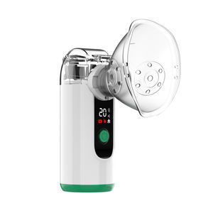 Atomizer kabut tinggi portabel bepergian, <span class=keywords><strong>Nebulizer</strong></span> genggam untuk batuk dan asma <span class=keywords><strong>Nebulizer</strong></span> jaring dengan tampilan Digital - Product Image 5