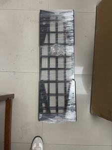 2x4 ft כבד חובה אחסון צף קיר מתלה מוסך מדפים 400 ק "ג קיבולת טעינה <span class=keywords><strong>2</strong></span> מדפים לערימה מדפים שחורים - Product Image 4
