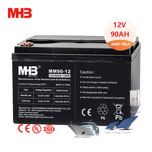 Mhb MM90-<span class=keywords><strong>12</strong></span> 태양열 딥 사이클 에너지 씰 납산 <span class=keywords><strong>AGM</strong></span> <span class=keywords><strong>VRLA</strong></span> 12V 90ah 철도 시스템 용 배터리 - Product Image 1